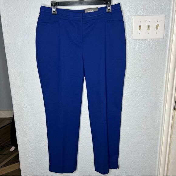 New! Rafaella Classic Slimming Ankle Length Women’s Dress Trousers Pants Sz 8 - Picture 2 of 14
